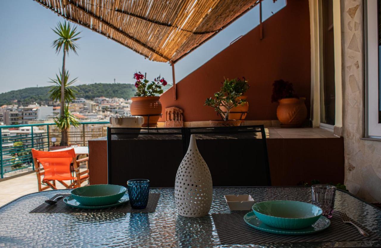 Rooftop With Sea View In Central Rethymno Екстериор снимка